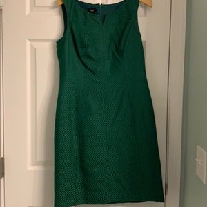 Dark Green Sleeveless Dress. s10p. Talbots
